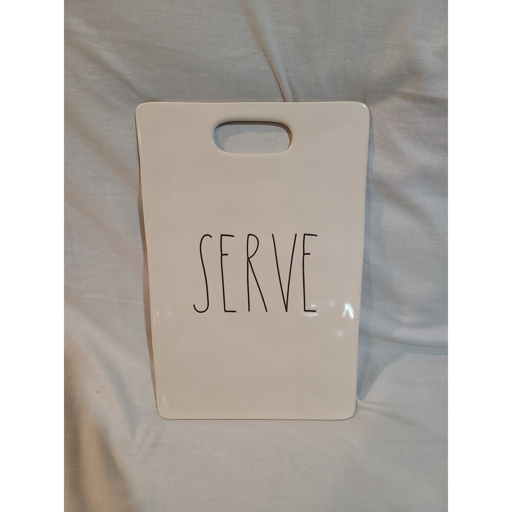 Rae Dunn SERVE Cutting Board Charcuterie Board Serving Tray